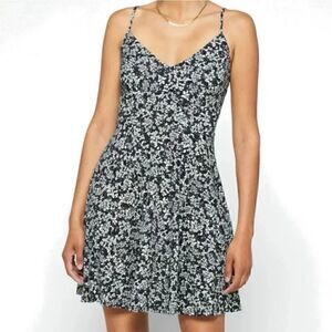 Nine Britton Lizzy brushed dress v-neck sundress adjustable straps SZ 2X #1875